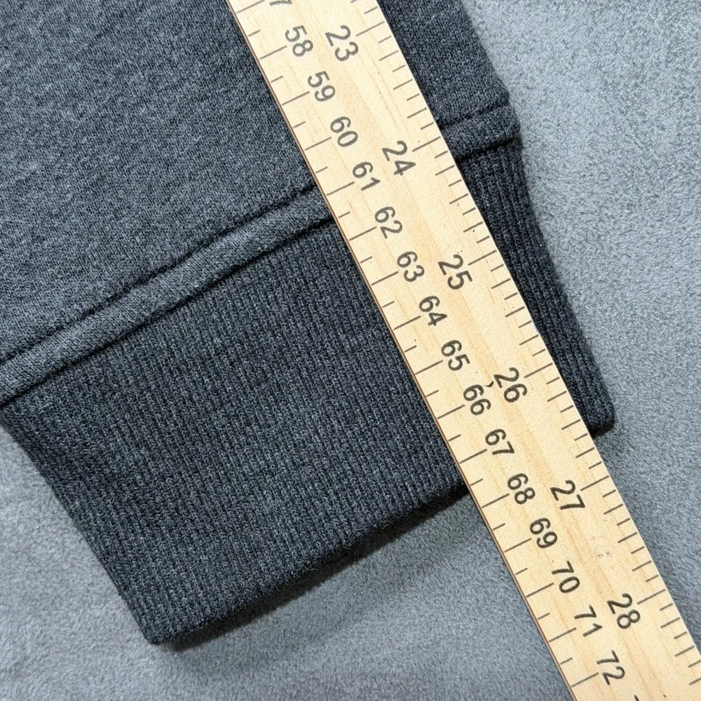 Ted Baker Bomber Jacket Mens 5 XL Gray Herringbone Wool Blend Zip Front Hybrid